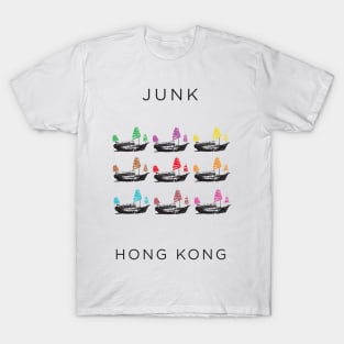 Experince The Yesteryear of Hong Kong on an Old Junk Sailing Boat T-Shirt